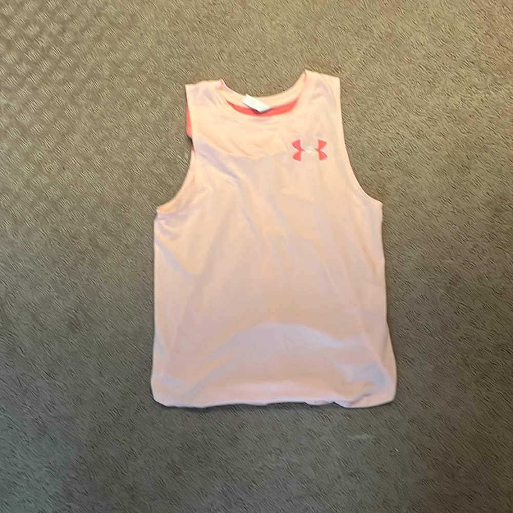 Pink under amour tank